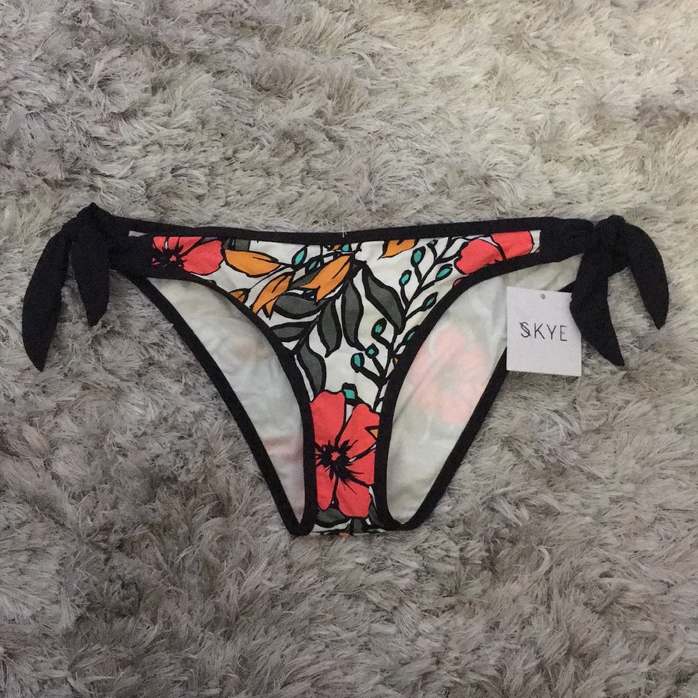 Skye Bathing Suit Bikini Bottom Small NWT